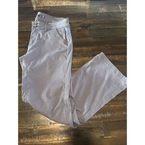 prAna Halle 2 Straight Pants Womens‎ Size 10 Short Dark Gray Hiking Outdoor